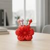 Makeup Brush Bin 3D Printed Pen Stand Desktop Organizer Simulation Floral Model  Office Desktop