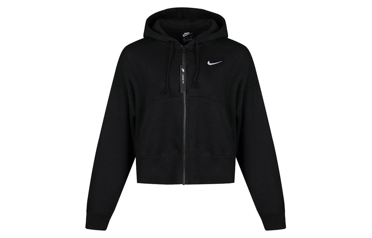 Nike Cropped Coats Women s Black Hooded Moderate CK1506-010 XL