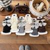 Bow Foot Cover Knitted Bow Leg Warmers Kawaii Long Stockings  Girls Fashion
