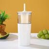 Water Bottle High Value Straw Cup Outdoor Sports Water Cup Sealed Leak-proof Fruit Teacup Large Capacity Plastic Cup Girls Youka Cup