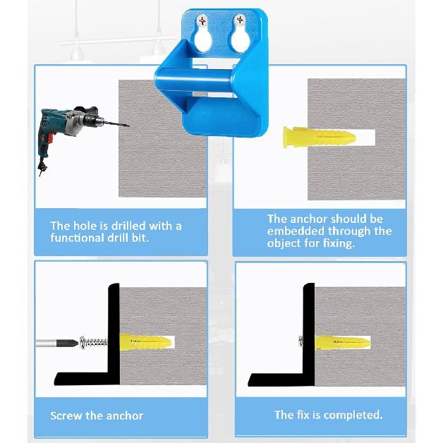Ice Bucket Hanger Bracket,Saf-T-Ice Tote Bracket and Ice Bucket Storage Holder Allow for Convenient Drying and Hygienic Storage of The Ice Bucket by