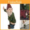 Naughty Gnome Garden Funny Ornament Durable Resin Dwarf Lawn Yard Outdoor Decor Sculpture