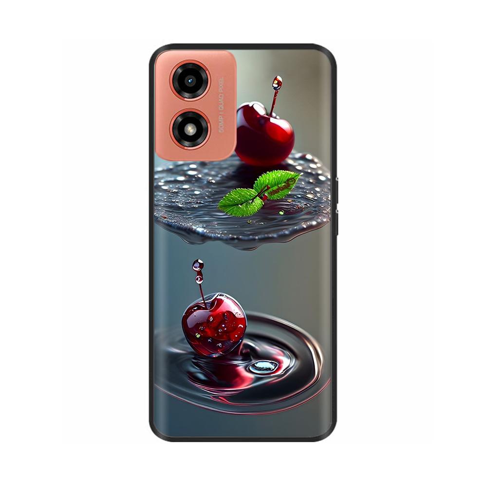 Hülle Für Moto G04s Stoßfest Schwarz Weiches Silikon Rückabdeckung Handyhülle auf Für Motorola Moto G04S G04 MotoG04 MotoG04s Bumper