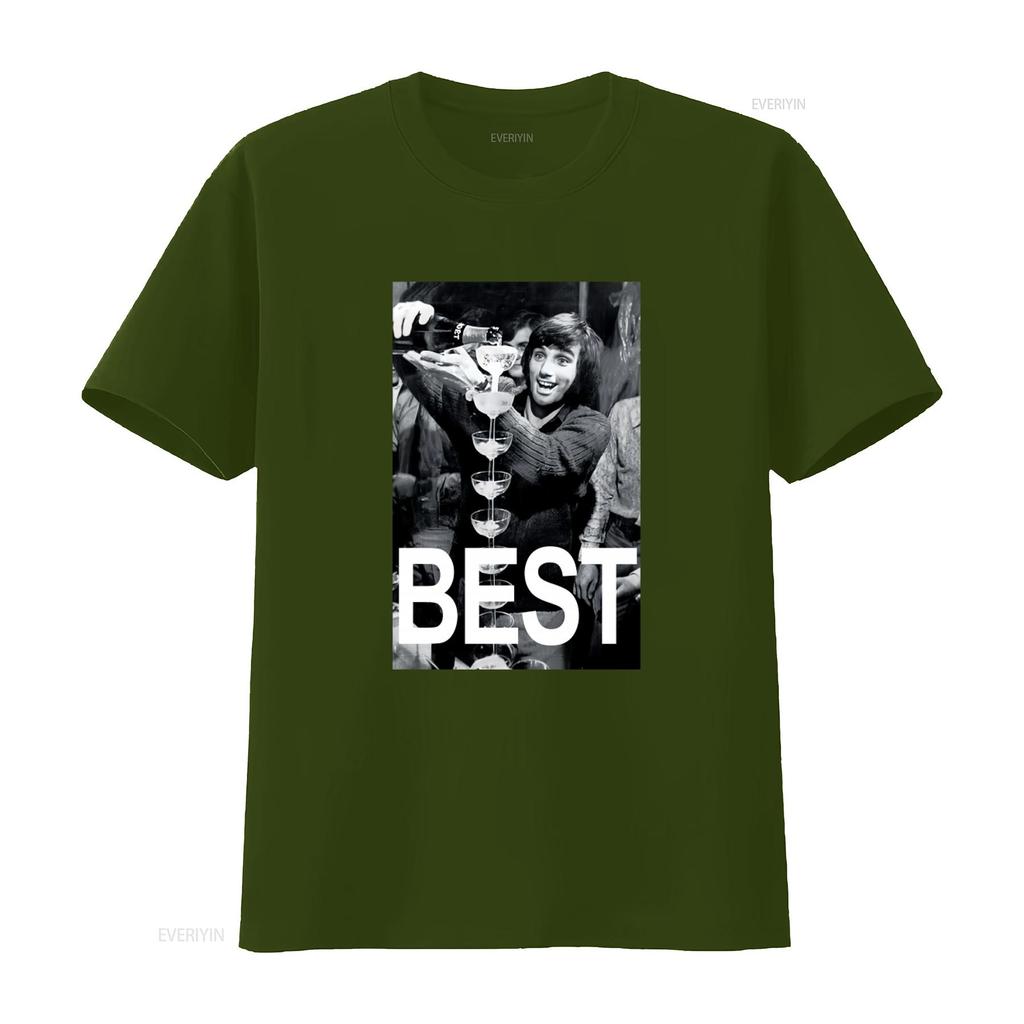 George Best Moet White T Shirt The Happiness Is Have My New Long Or S Vintage Washed Stylish Comfortable Designer Clothes Soft