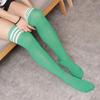 Three-Bar Cotton Men'S And Women'S Sports Socks, Spring And Summer High-Elastic Knee Socks, Long Football Socks