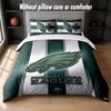 Set Biancheria da Letto Design Philadelphia Eagles 1 Copripiumino + 2 Federe Morbido Traspirante Biancheria da Letto per la Casa