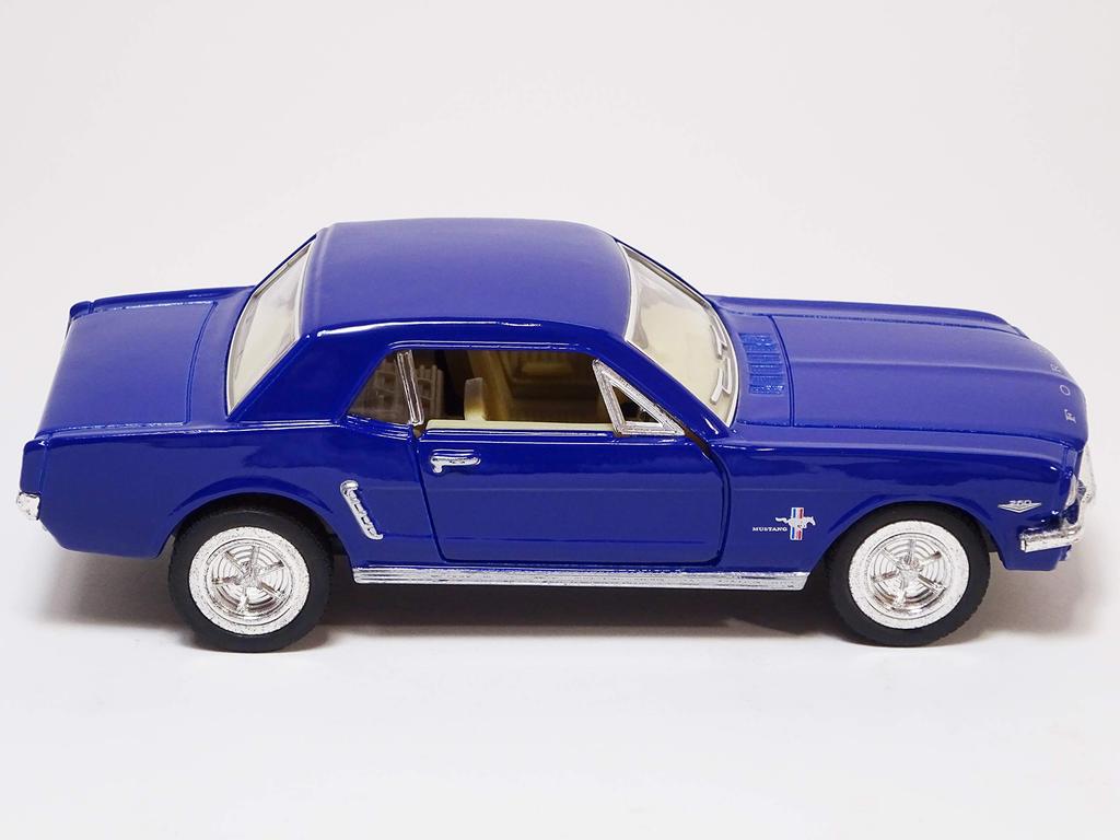 Kinsmart Ford Mustang 1964 Model Blue Diecast Car KT5351 1/2 1/36