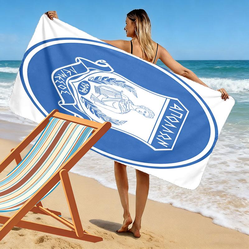 Apollon Limassol FC Print Beach Towel, Large Soft Quick Dry Towel for Beach Camping Swimming