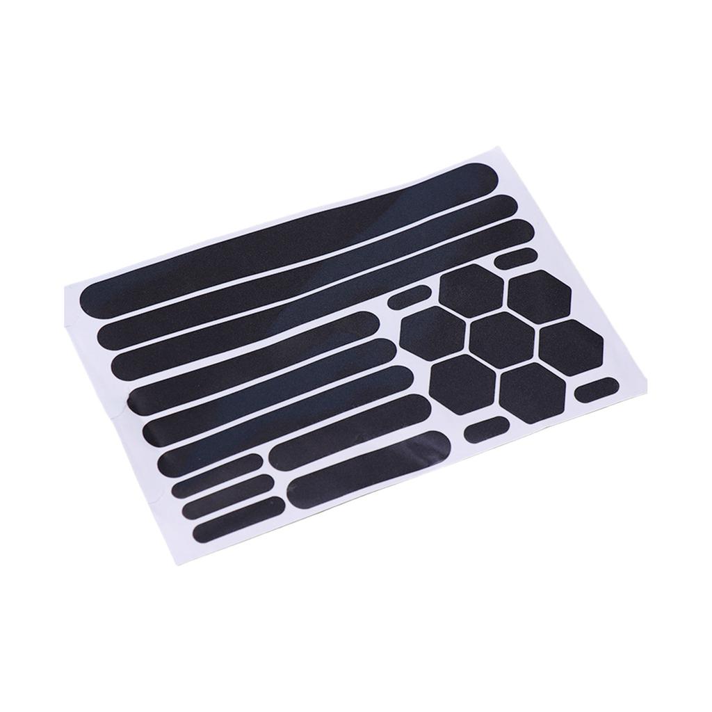 Black Highly Reflective Tape Waterproofs Car Wheel Hub Reflective Sticker Cycling Bicycles Strong Reflective Stickers