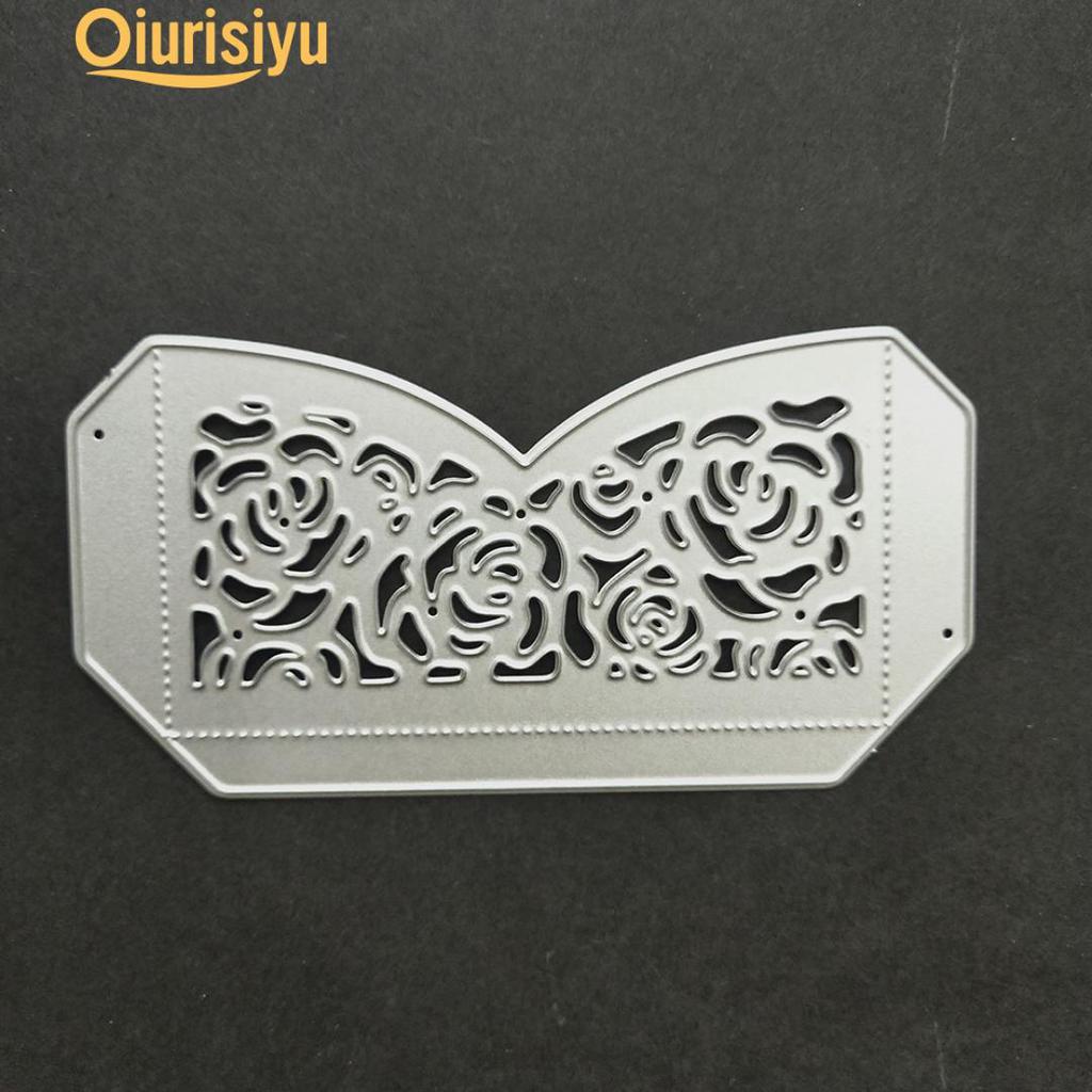Buy Flower Lace Rose Metal Cutting Dies Handmade Scrapbooking Making ...