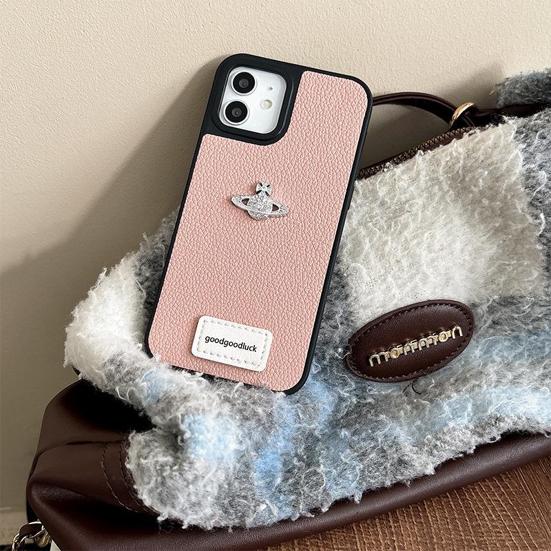 Rhinestone Planet High-end Mobile Phone Case for IPhone17Promax Light Luxury for Apple 16plus Women's Silicone