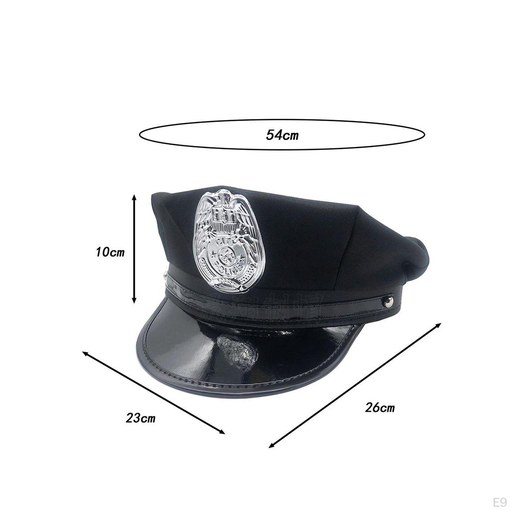 Chapeau de policier pour enfant Accessoire Photo Cop pour Déguisement Halloween Fête