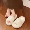 Internet celebrity Mao Mao slippers women wear autumn and winter 2025 new home super fire ins tide non-slip thick bottom cotton mop
