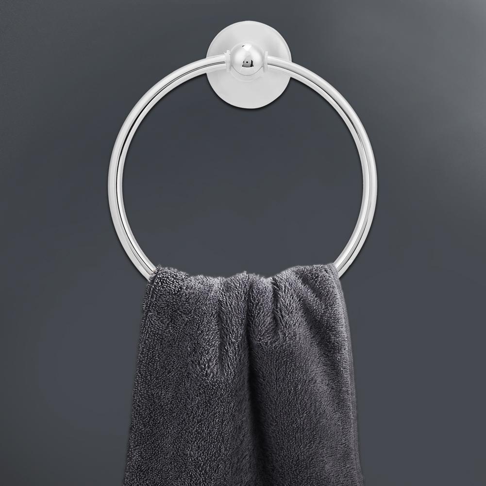 Handtuchring aus Edelstahl Verschleißfest Rostfrei Handtuch Rundhalter für Badezimmer Handtuchring