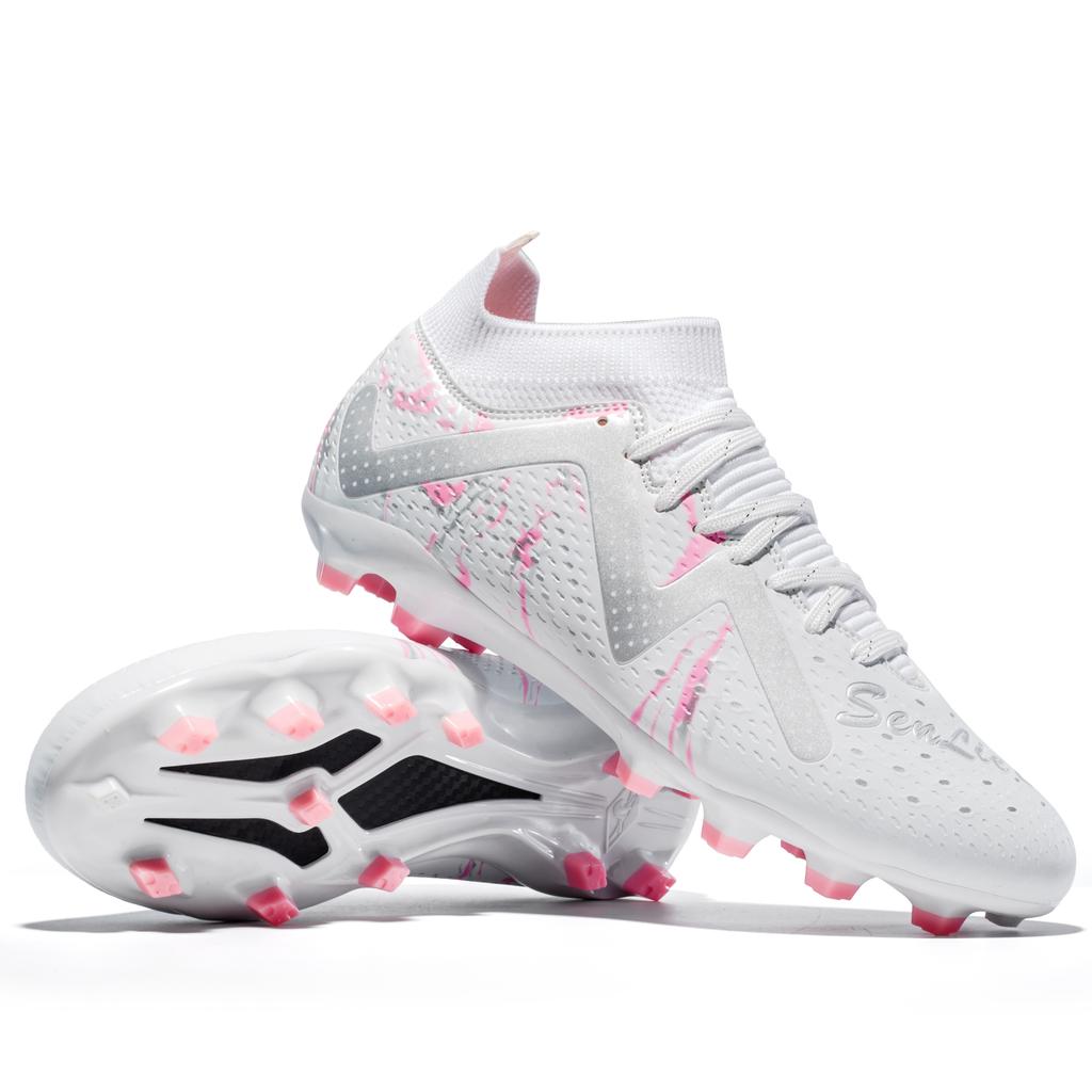 Men's Soccer Cleats Football Cleats for Mens Big Boys Mid-Top Spikes/TF Shoes for Youth Professional Training Turf Sneaker