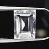Amazing Natural WHITE Sapphire Emerald Cut 9.40 Ct Loose Gemstone CERTIFIED