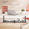 Retractable No-Drill Cable Organizer & Under-Desk Wire Management Rack