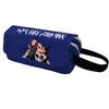 Anime Jujutsu Kaisen Pencil Case Double Zipper Large Capacity Canvas Stationery Organizer Students