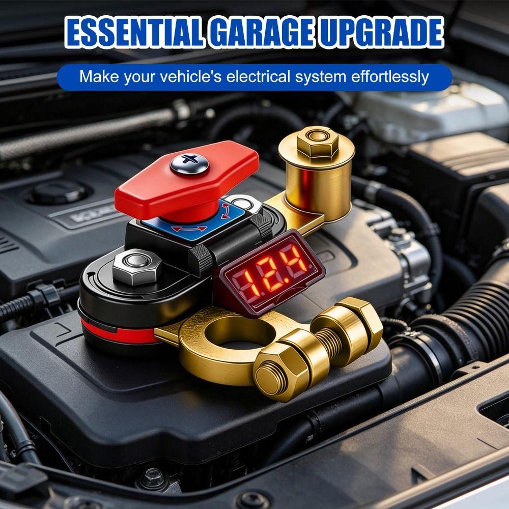 Copper Terminal Car Battery Disconnect Switch Bidirectional Joint Switch Universal Car