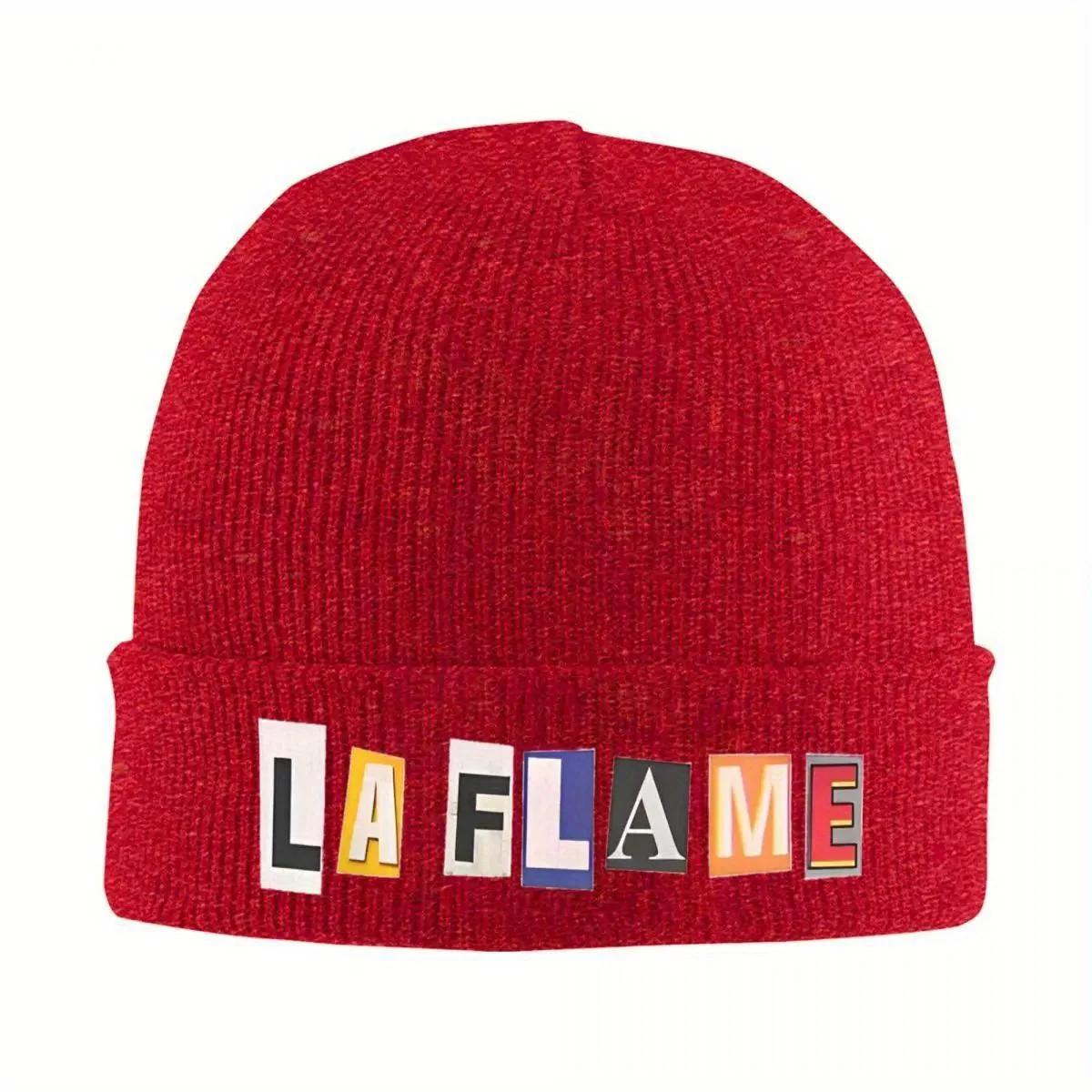 La Flame Knitted Hat Beanie Winter Hats Warm Acrylic Hip Hop Hip Hop Music Trending Caps for Unisex Women Gifts