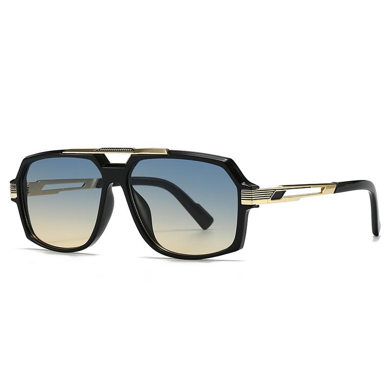Export New Modern Retro Large Frame Men'S Sunglasses Ins Style Street Shooting Big Brand Ink Lh268