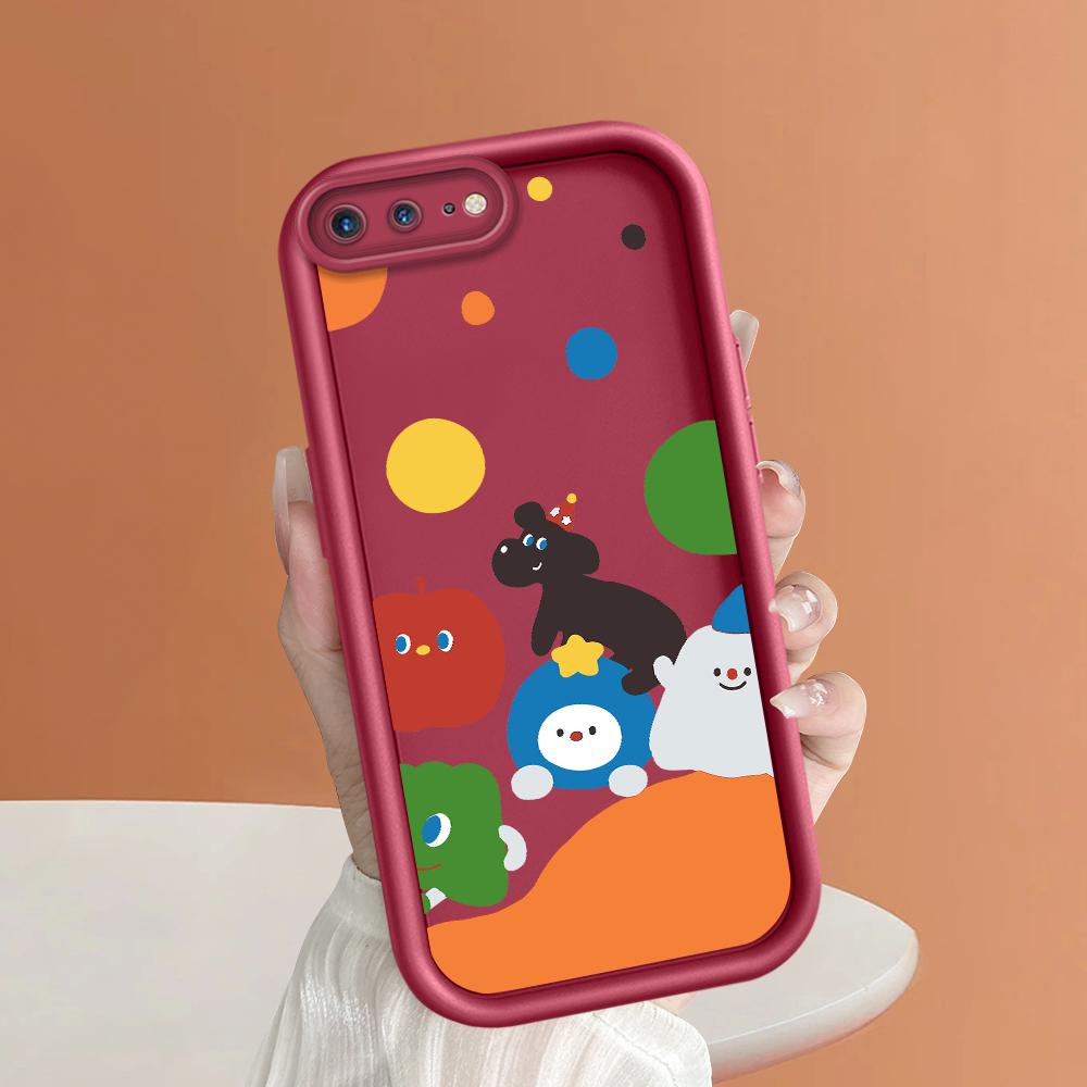 Lovely Cartoon Phone Case for iPhone Samsung Galaxy Xiaomi Redmi POCO HUAWEI Honor Shockproof Rubber Soft Flexible Cover Casing