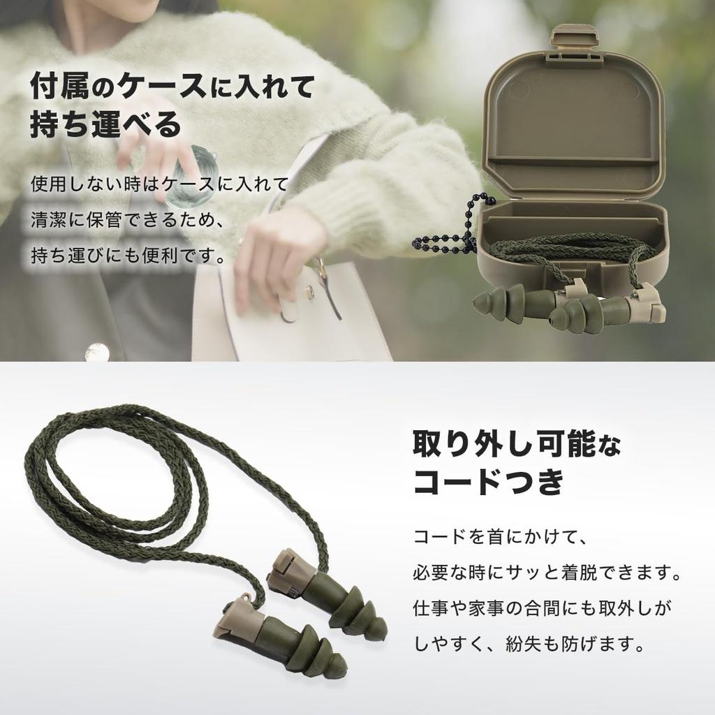 MOLDEX Impact Sound 1 Pair Medium Corded Sleep Snoring Washable BattlePlugs, Resistant, (6498), Size, Earplugs, Sound-Blocking, Aid, Reducing,