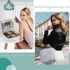 Dww Make-up Tasche, Professionelle Make-up Aufbewahrungstasche, Kosmetische Reisetasche, Beauty Friseurwerkzeug Organizer mit Verstellbaren Trennwänden, Kunstleder