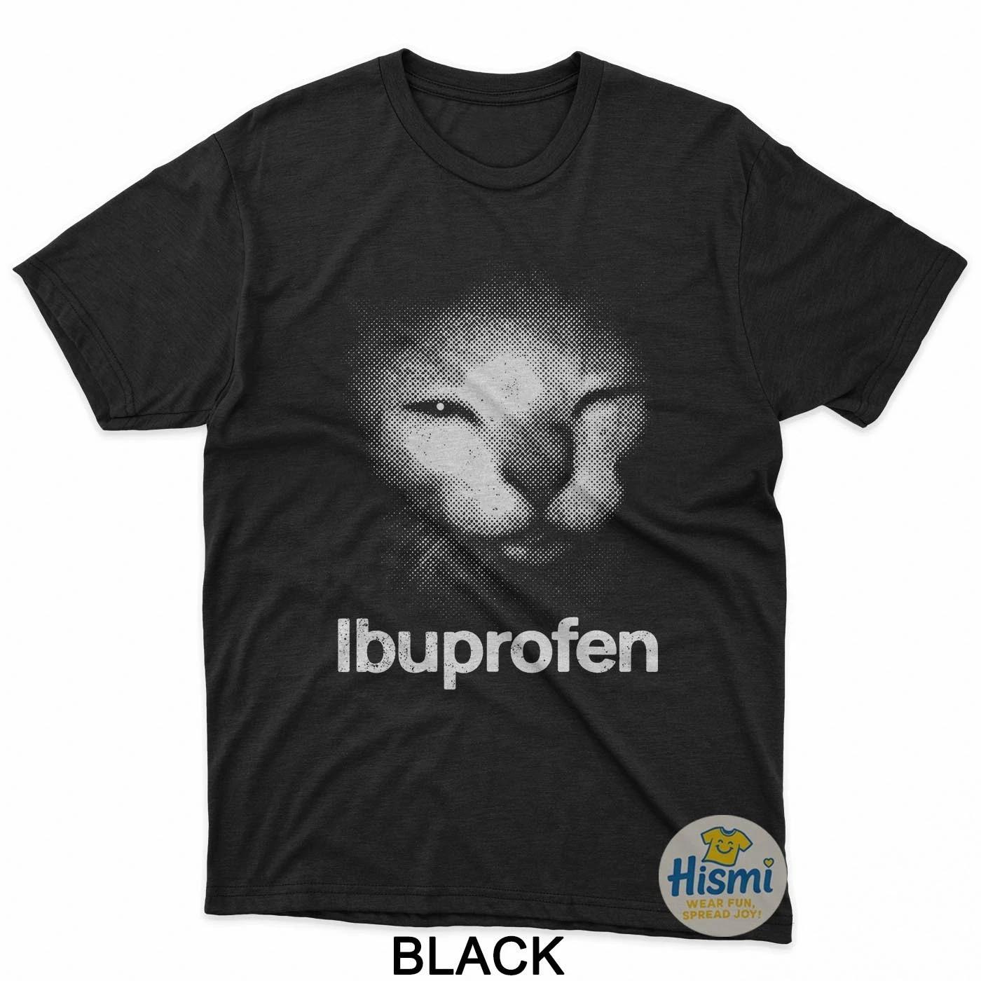 

Футболка с мемом про ибупрофен для кошек L
