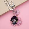 17Pcs Anime Figures Bungo Stray Dogs Acrylic Car Keychain Cute Backpack Pendant Bag Charms Accessories Decoration Holiday Gifts