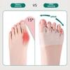 2 stuks Teenspreider Gemaakt van Silicagel met Hallux Valgus Brace-Comfortabel Voetuitlijningshulpmiddel Om het Effect van Fittnesstraining te Verbeteren