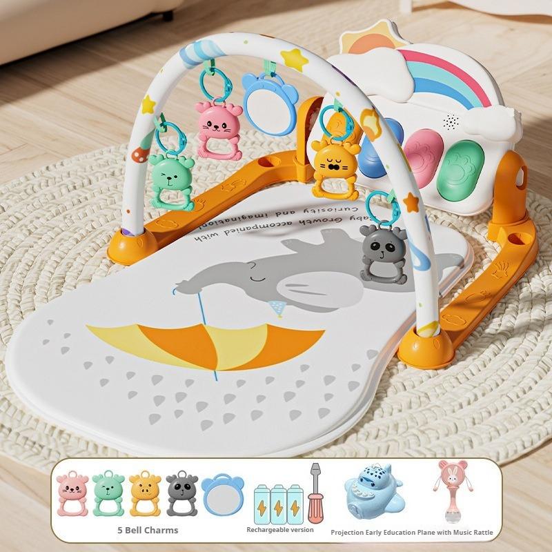 Newborn baby toys 0-1 years old fitness rack early education baby 3-6 months gift mother and baby