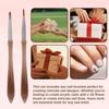 2pcs Nail Design Brushes, Professional Versatile Gel Nail Drawing Pens Acrylic Thin Paint Brushes Tools for Painting Flowers Leaves Petals Fine Line