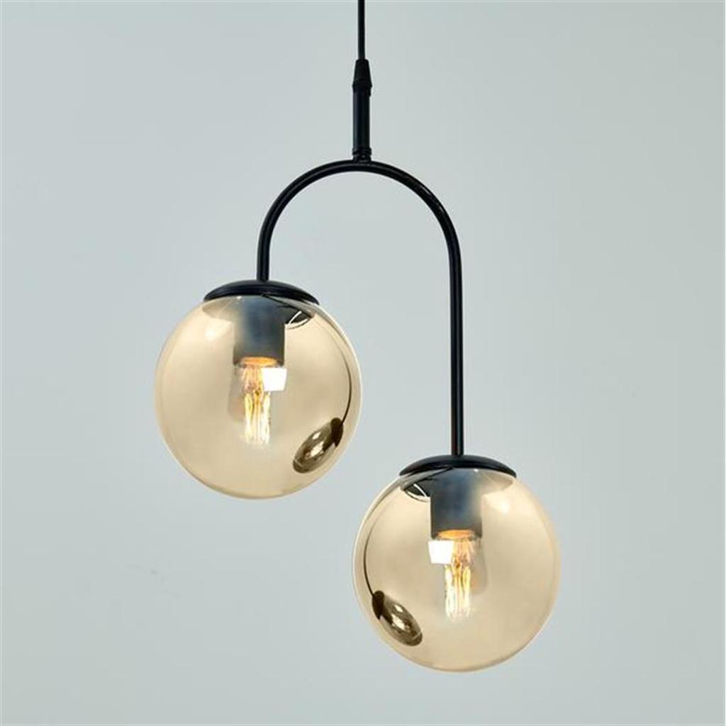 Corre U Pendelleuchte Glas Honey