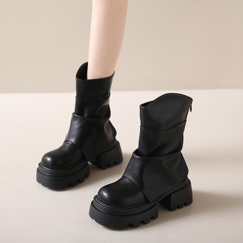 

Женская мода не устающие ноги толстая подошва мягкие эластичные удобные амортизирующие водонепроницаемые нескользящие повседневные спортивные ботинки Мартин 40 чёрный