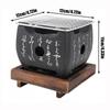 Aluminium Alloy BBQ Grill Mini Small Charcoal Stovecha New Rcoal Grill  Indoor Outdoor