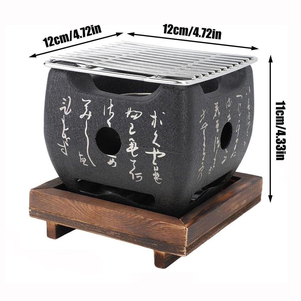 Aluminium Alloy BBQ Grill Mini Small Charcoal Stovecha New Rcoal Grill  Indoor Outdoor