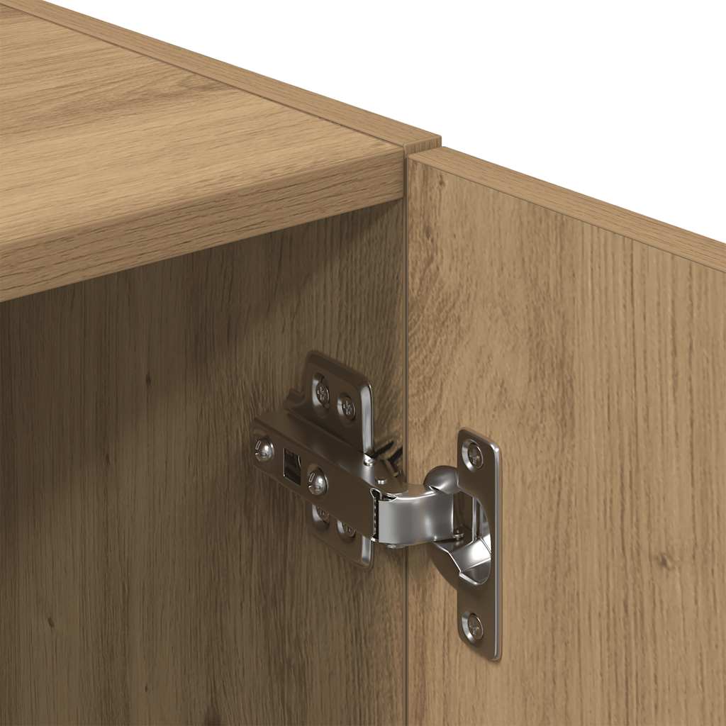Artisan Oak Kitchen Cabinet 38 X 41.5 X 131.5 Cm Engineered Wood