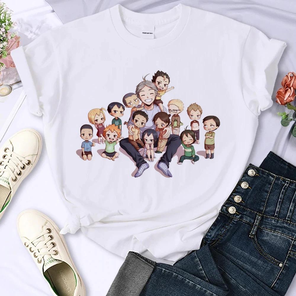 

Japanese Anime Haikyuu T-shirt Women Top Harajuku Japan Style T Shirt Unisex Summer Clothes Y2k Short Sleeve Women s T-shirts 4XL