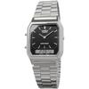 [Casio] CASIO Analog-Digital Quartz Watch Vintage Series AQ-230A-1DMQ Unisex Dual Time Black Overseas Model [Parallel Import]