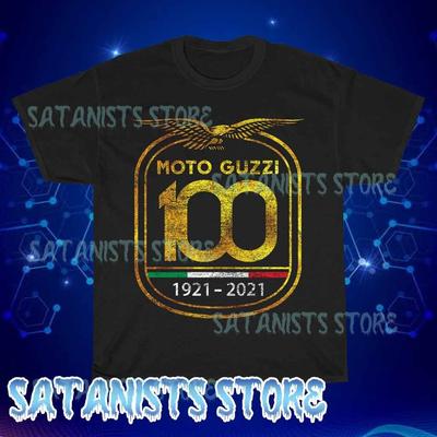 Nuova T-shirt da Biker Moto Guzzi 100° Anniversario Divertente Taglia dalla S alla 5XL