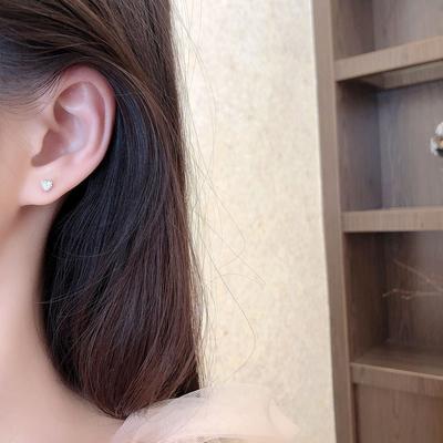 Women's Korean Sweet Girl's Heart Ear Bone Nails for Girlfriend