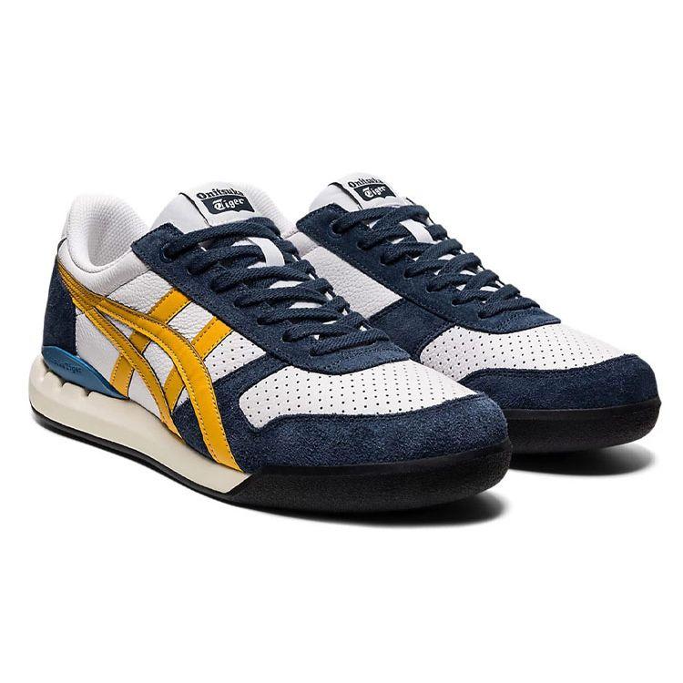 ONITSUKA TIGER Ultimate 81 Ex Suede Slip Resistant Durable Low Top Lifestyle Sneakers Men Sneakers Blue 1183B510-103