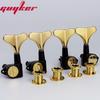 Neue Guyker Kopfplatte Versiegelte Bass-Mechaniken Schwarz Gold