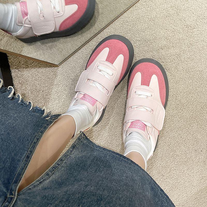 

Thin little white women s shoes student versatile Mary Jane board shoes pink platform shoes 40 рожевий