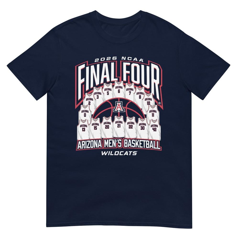 Arizona Unisexs Basketball Final Four Tshirt S