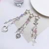 Sweet Cross Heart Bead Keychain Hanging Decorations Keyring Hanging Ornament