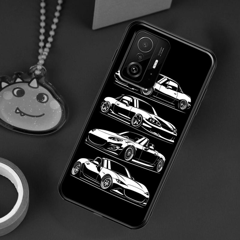 

Чехол JDM Car RX7 MX5 для POCO F5 X5 X3 Pro X4 F4 GT F3 M5s C40, чехол для Xiaomi 13 12 Lite 11T 12T Pro 12X Xiaomi 13 Pro