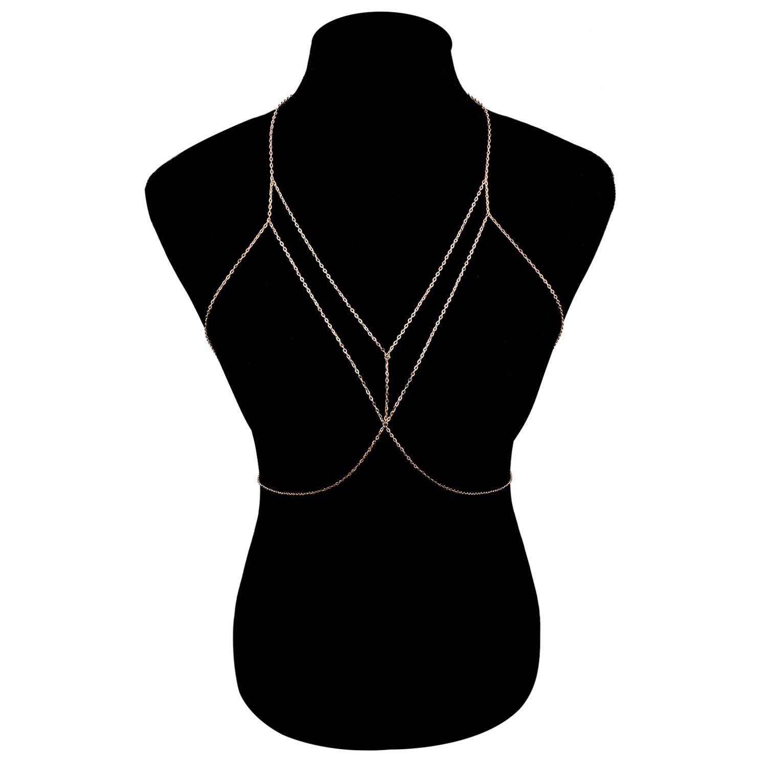 

Chain Europe and the United States hot-selling jewelry sexy, simple cross body chain integrated chain stall supply золотой