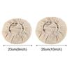 3/4Pcs Bread Basket Liner Cloth Set 9/10Inch Round Dough Fermentation Cloth Liner Baking Dough Basket Cover DIY Baking Tools